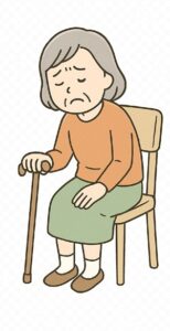 変形性膝関節症　進行について